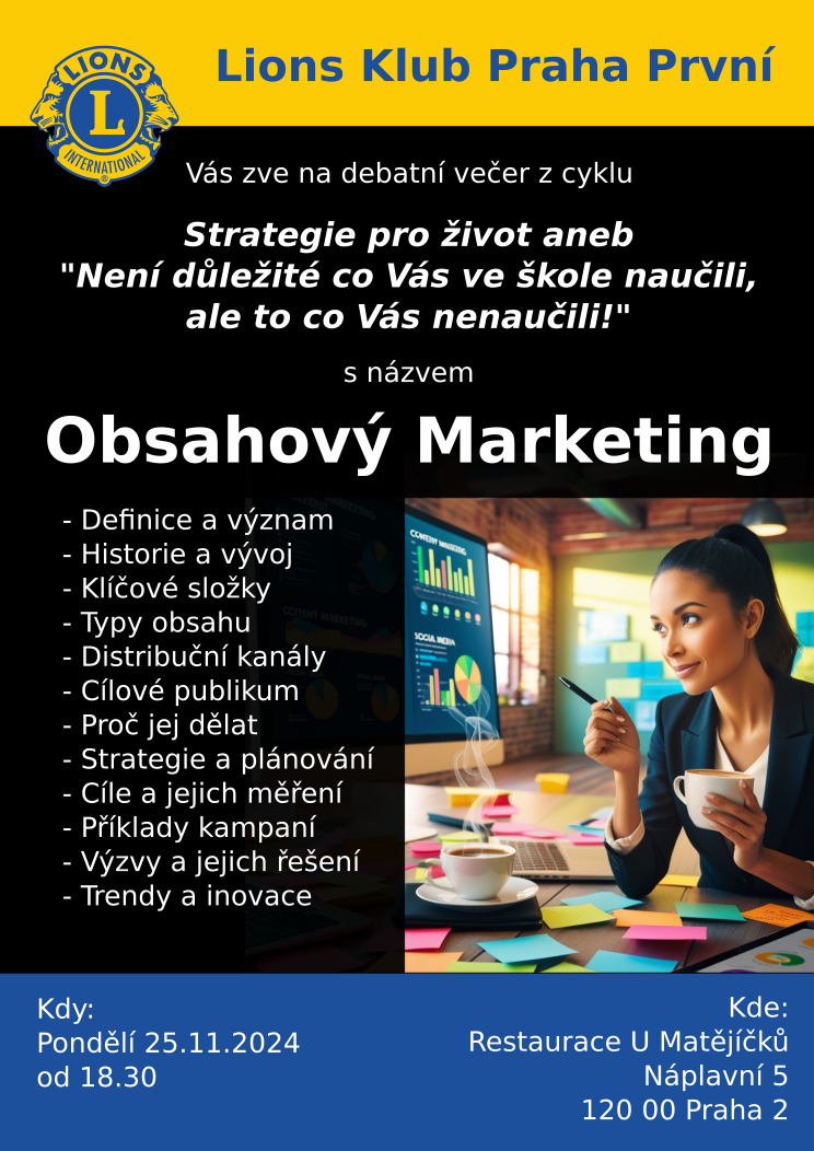 Obsahový Marketing pozvánka